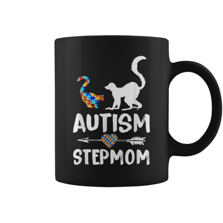 Lemurs Autism Step Mom Love Autism Awareness  Coffee Mug