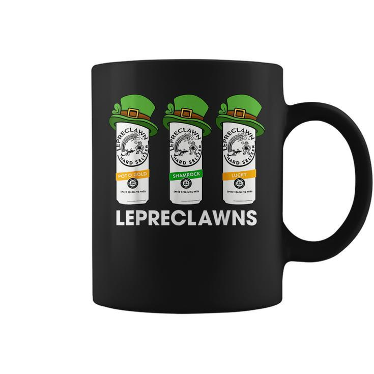 Lepreclawns Lucky Shamrock Drinking St Patricks Day Claw  Coffee Mug