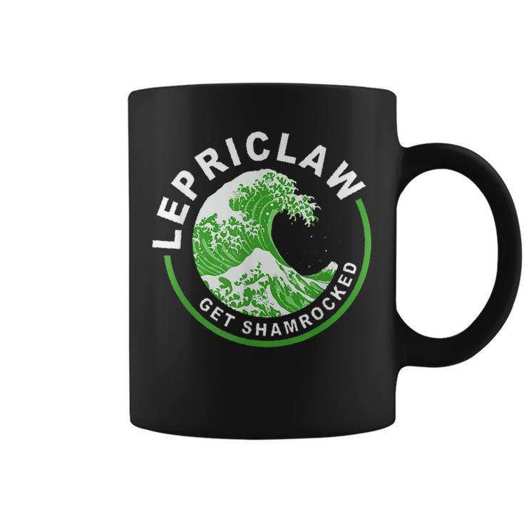 Lepriclaw Get Shamrocked Drinking St Patricks Day Claw  Coffee Mug