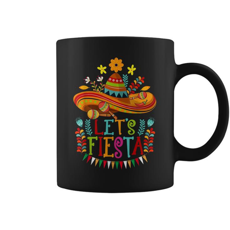 Lets Fiesta Cinco De Mayo Sombrero  Coffee Mug
