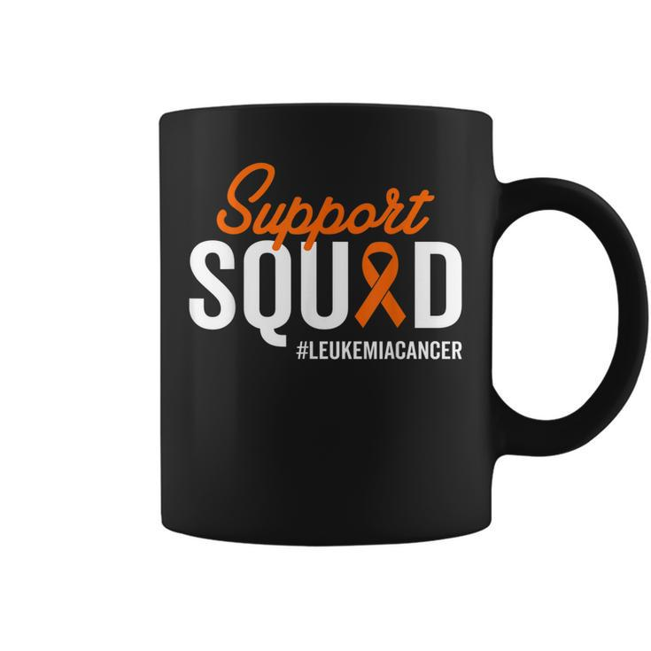 Leukemia Cancer Warrior Survivor Awareness Support Squad Coffee Mug