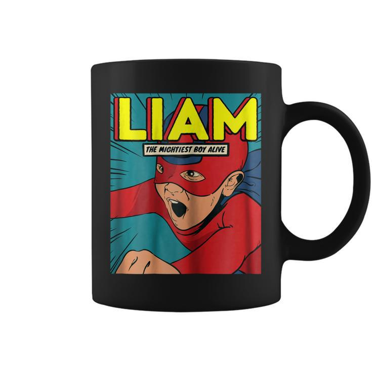 Liam The Superhero I Birthday Fighter I Superhero  Coffee Mug