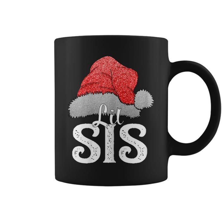 Little Sister Santa Christmas Matching Family Group Pajama Coffee Mug