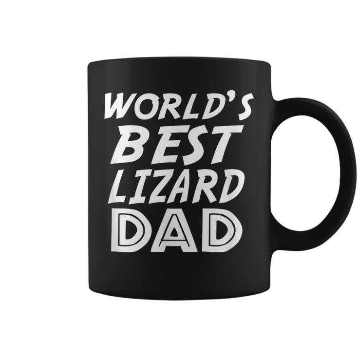 Lizard Lover Fathers Day Funny Gift Worlds Best Lizard Dad Coffee Mug