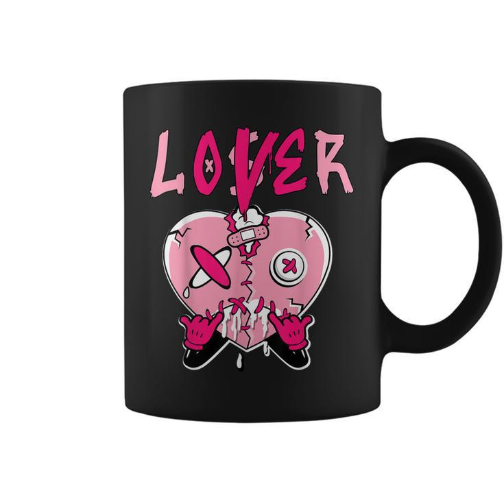 Loser Lover Heart Dripping Low Triple Pink Matching  Coffee Mug