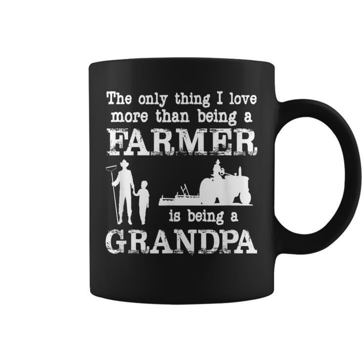 Love Being A Grandpa Funny Farmer  For Fathers Day Coffee Mug