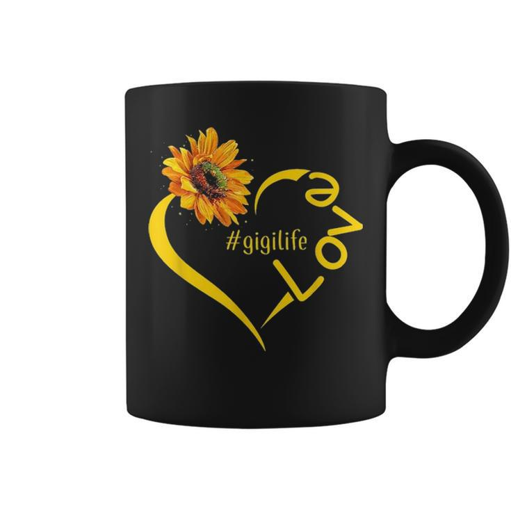 Love Gigi Life Sunflower Mother Day Gigi Gift Coffee Mug