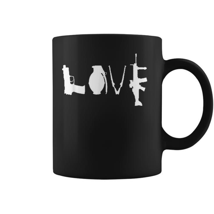 Love Guns T  Pro Gun Love T  2Nd Amendment Coffee Mug