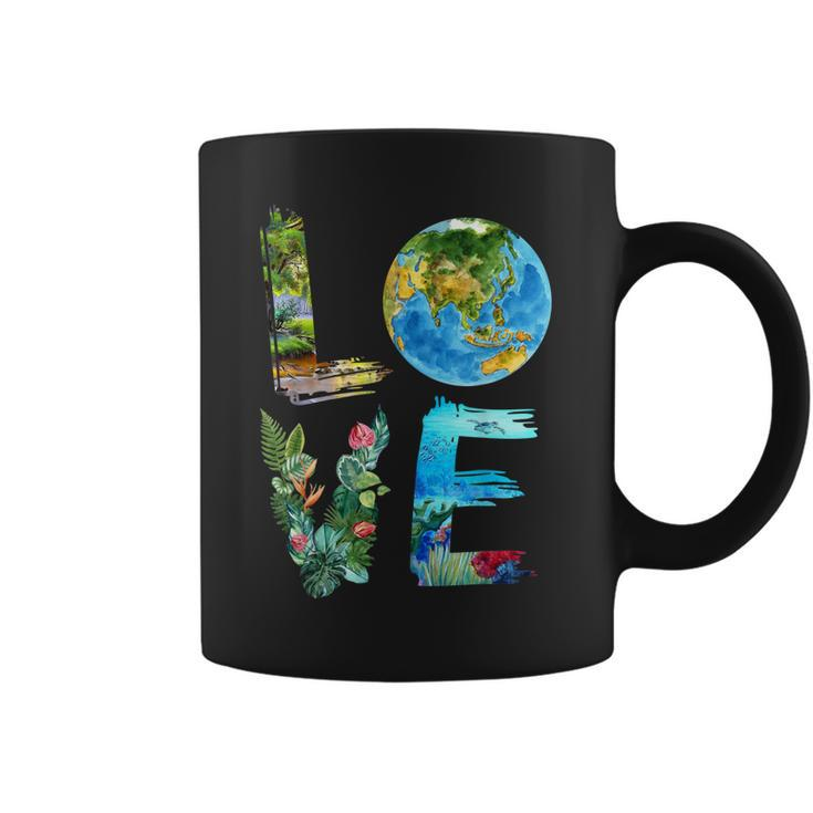 Love The Earth Kids Teacher Earth Day Everyday Environment  Coffee Mug