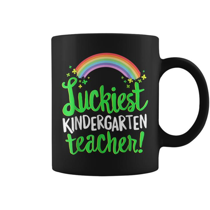 Luckiest Kindergarten Teacher St Patricks Day  Coffee Mug