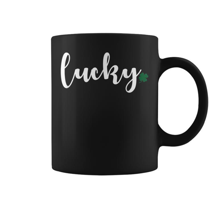 Lucky Shamrock St Patricks Day Irish Asm Graphic  Coffee Mug