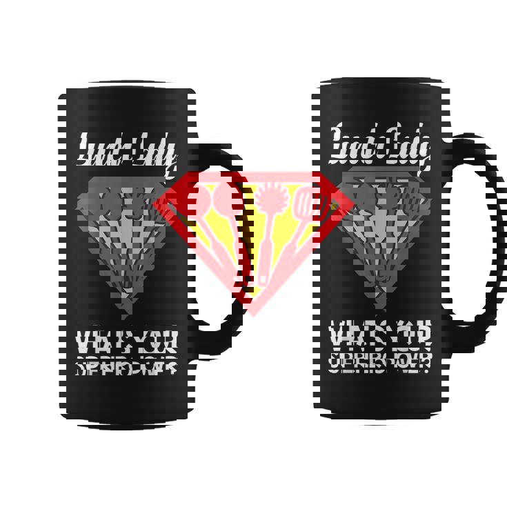 Lunch Lady Superhero Funny Lunch Lady Womens  Coffee Mug