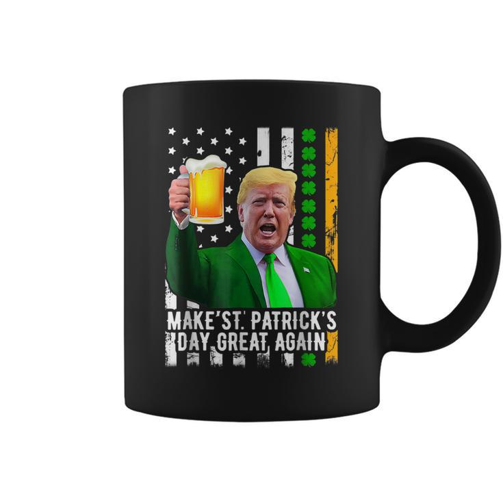 Make St Patricks Day Great Again Funny Trump Coffee Mug
