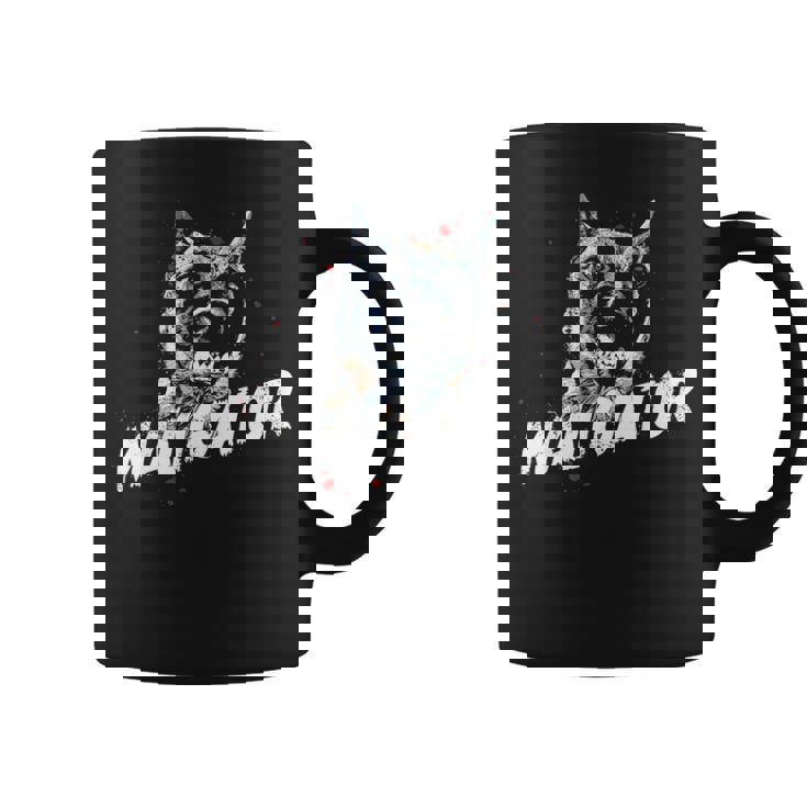 Maligator Belgian Malinois Hund Dog Fun Gift V2 Coffee Mug