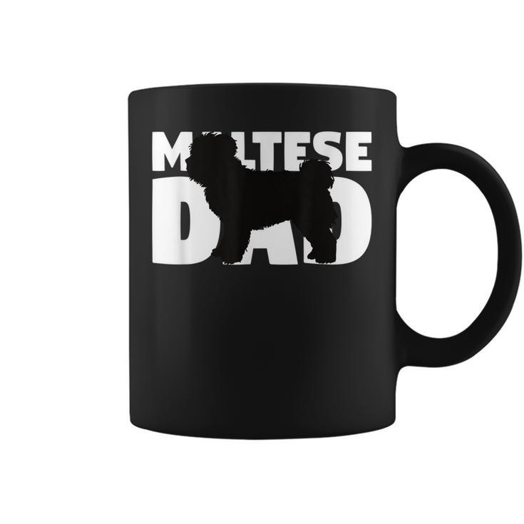 Maltese Dad  Maltese Gift For Dog Father Dog Dad Coffee Mug