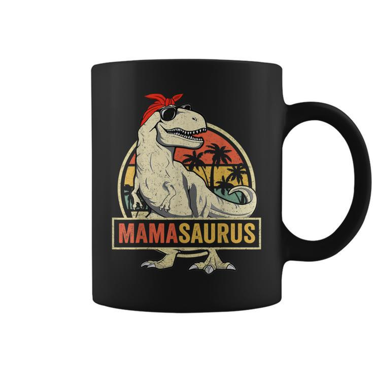 Mamasaurus T Rex Dinosaur Mama Saurus Family Matching Women  Coffee Mug
