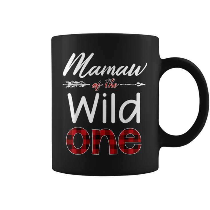 Mamaw Of The Wild One Buffalo Plaid Lumberjack  Coffee Mug