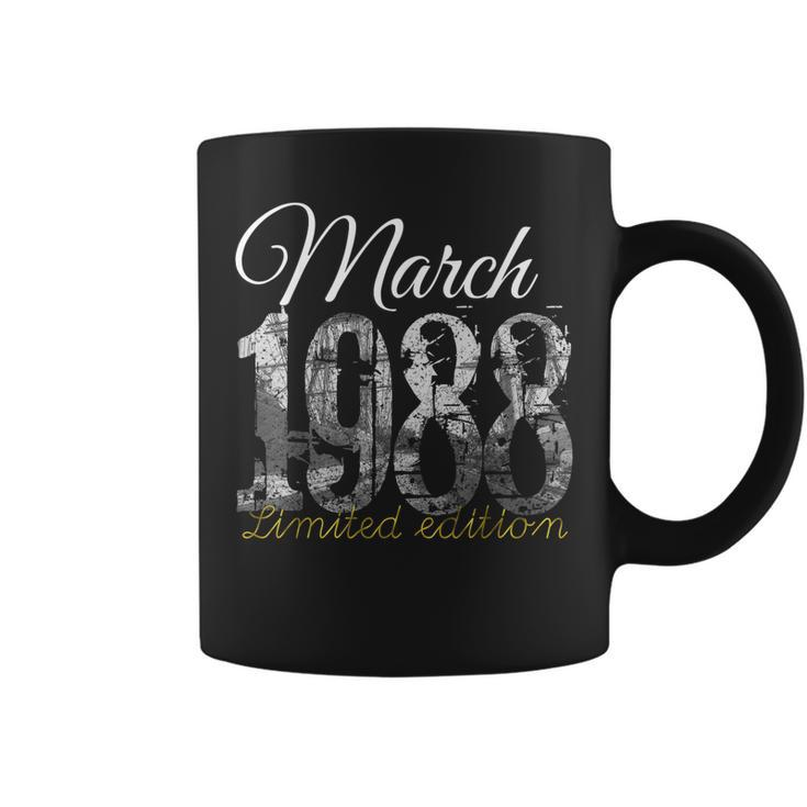 March 1988  - 35 Year Old  1988 35Th Birthday Gift  Coffee Mug