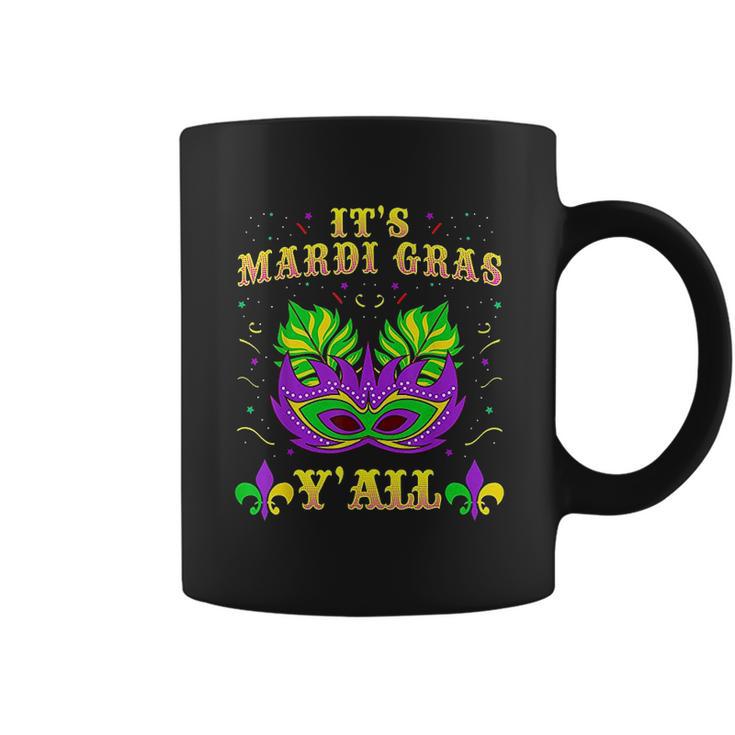 Mardi Gras Costume Yall Mardi Gras Party Mask Costume Coffee Mug