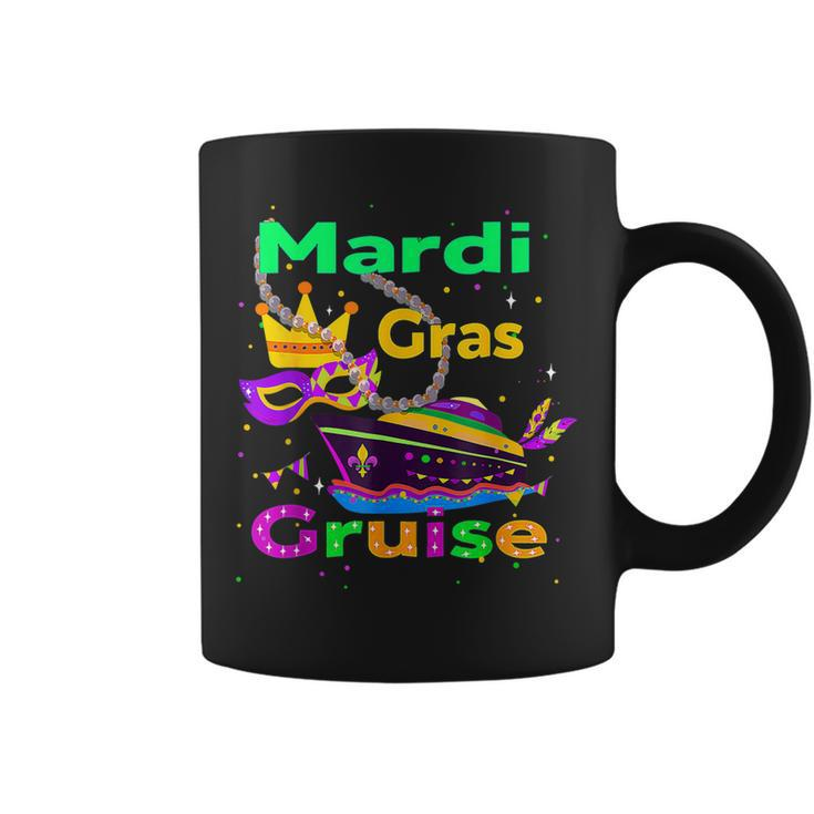 Mardi Gras Cruise Cruising Mask Design 2023 Matching Family  V2 Coffee Mug