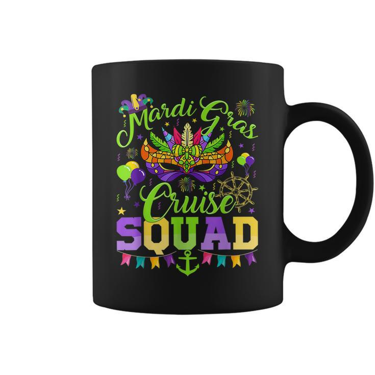 Mardi Gras Cruise Squad 2023 Matching Group Family Costume Coffee Mug