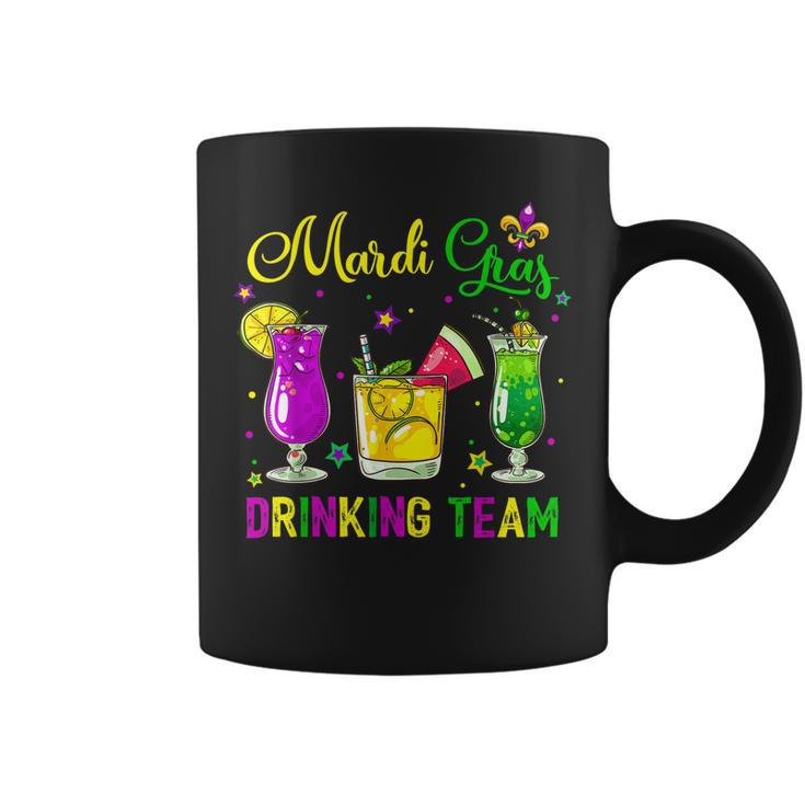 Mardi Gras Drinking Team Carnival Fat Tuesday Lime Cocktail  Coffee Mug