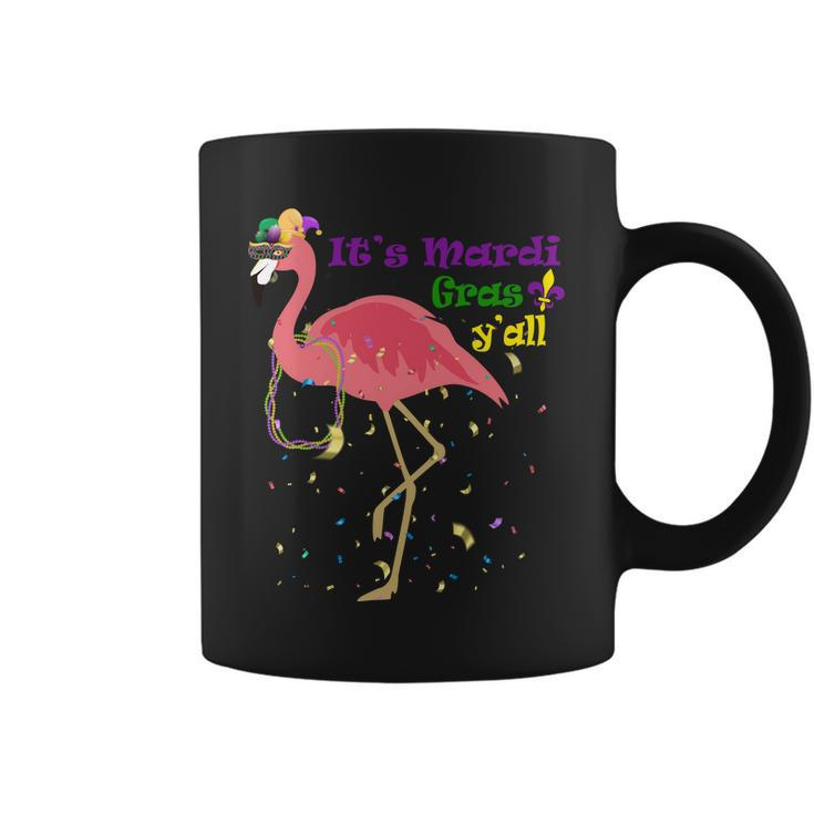 Mardi Gras Flamingo Coffee Mug