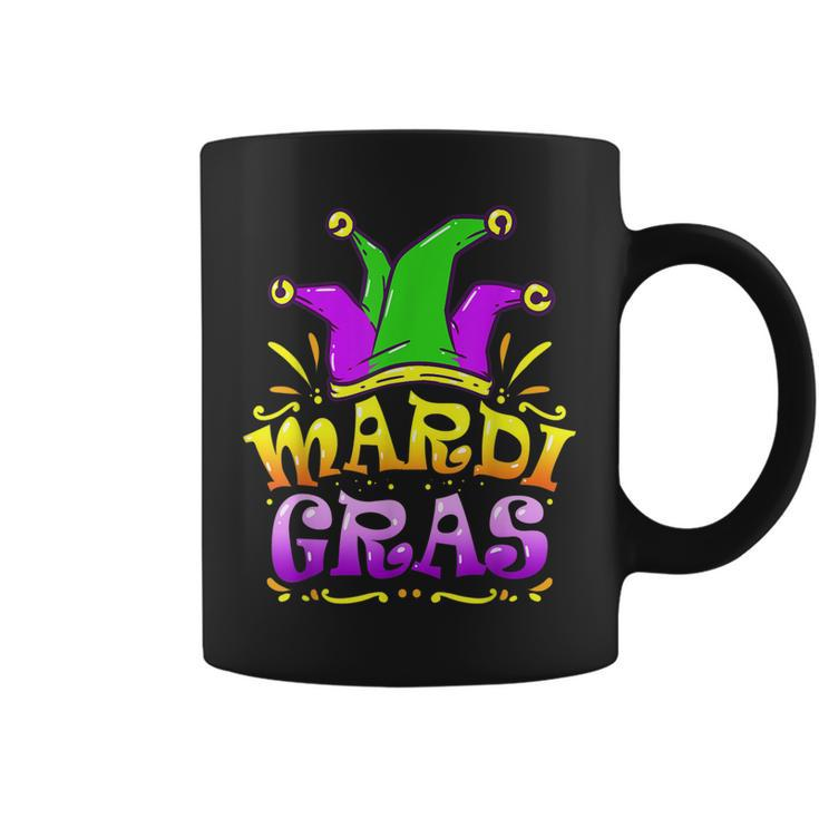 Mardi Gras Party Hat Gift Funny Ideas Outfit For Men Women  Coffee Mug