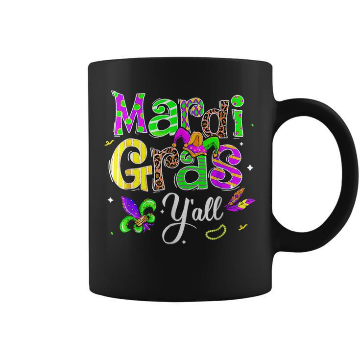 Mardi Gras Yall Funny Vinatage New Orleans Party Carnival  Coffee Mug
