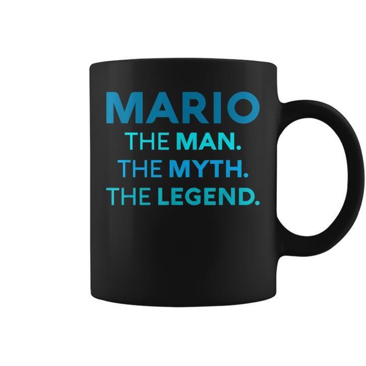 Mario The Man The Myth The Legend Name Personalized Boys Coffee Mug