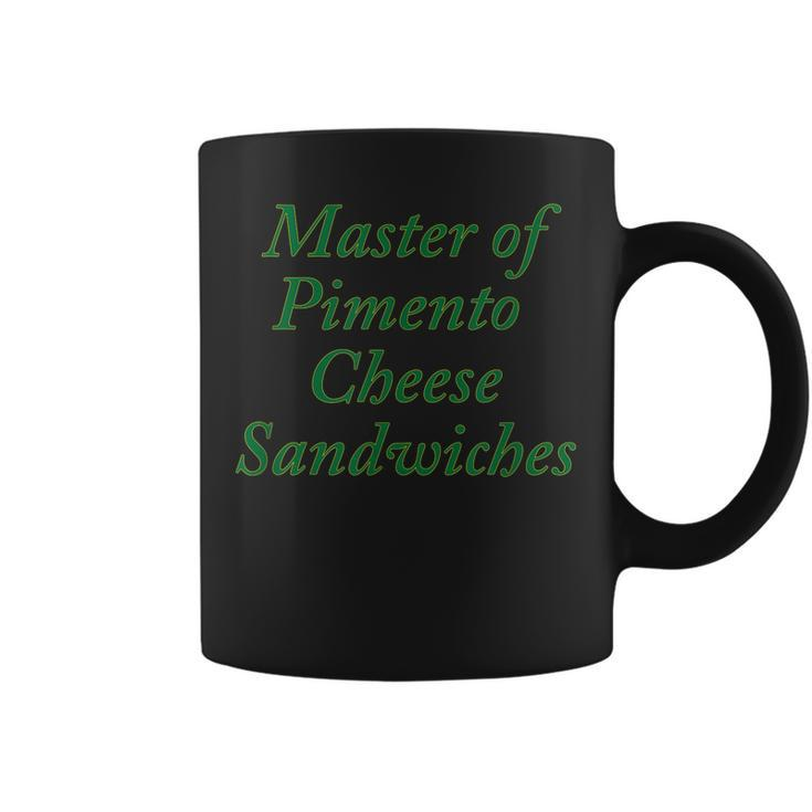 Master Of Pimento Cheese Sandwiches Funny Golf Foodie  Coffee Mug