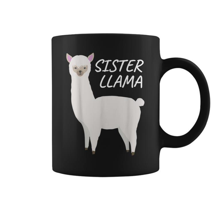 Matching Family Llama Gift Sister Llama For Sis Coffee Mug