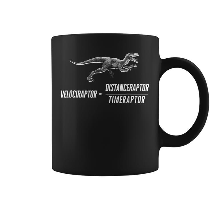 Math Geek Dinosaur Velociraptor Equation V2  Coffee Mug