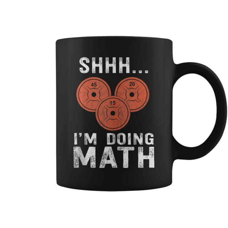 Math Lover Gym Weightlifting Funny Quote Workout Exercise  Coffee Mug