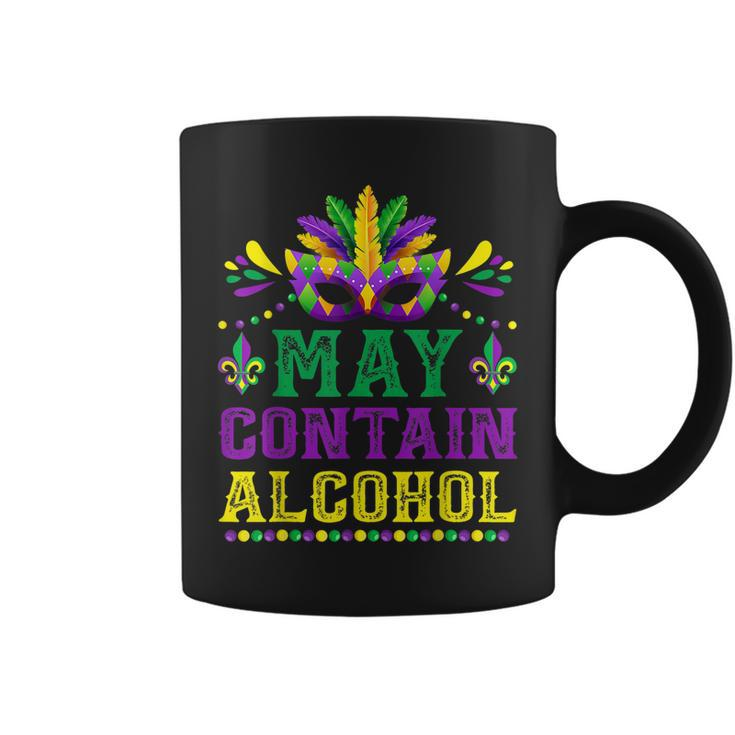 May Contain Alcohol Funny Mardi Gras 2023 V2 Coffee Mug