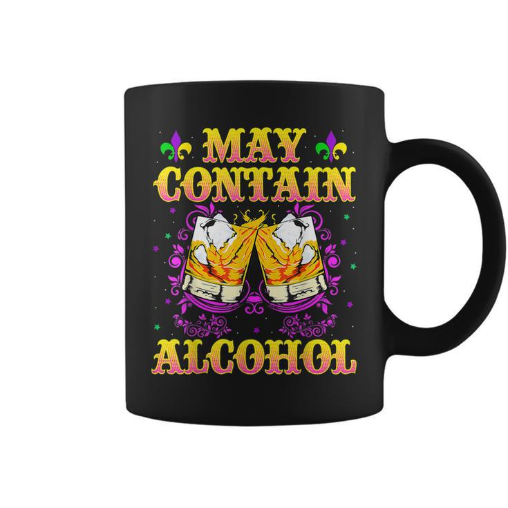May Contain Alcohol Funny Mardi Gras 2023  V4 Coffee Mug