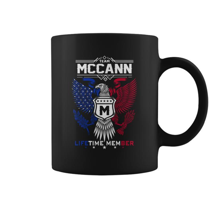 Mccann Name  - Mccann Eagle Lifetime Member Coffee Mug