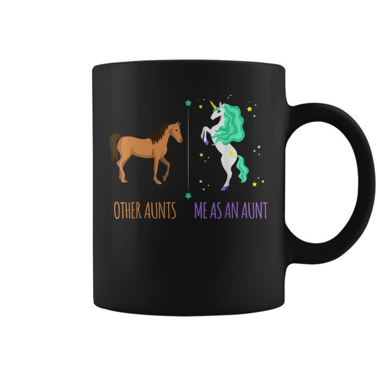 Me As Aunt Other Aunts Horse Unicorn Lover Cute Funny Gift  Coffee Mug