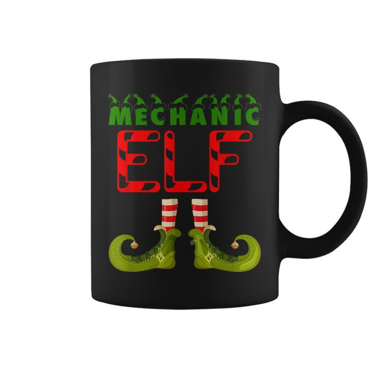 Mechanic Elf Funny Group Matching Family Christmas Pyjamas Coffee Mug