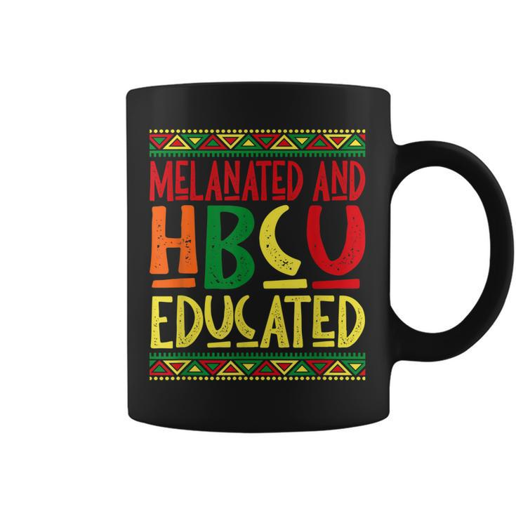 Melanated And Hbcu Educated Africa Pride Black History Month Coffee Mug