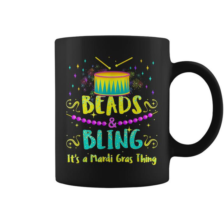 Mens Beads And Bling Its A Mardi Gras Thing  Mardi Gras  Coffee Mug