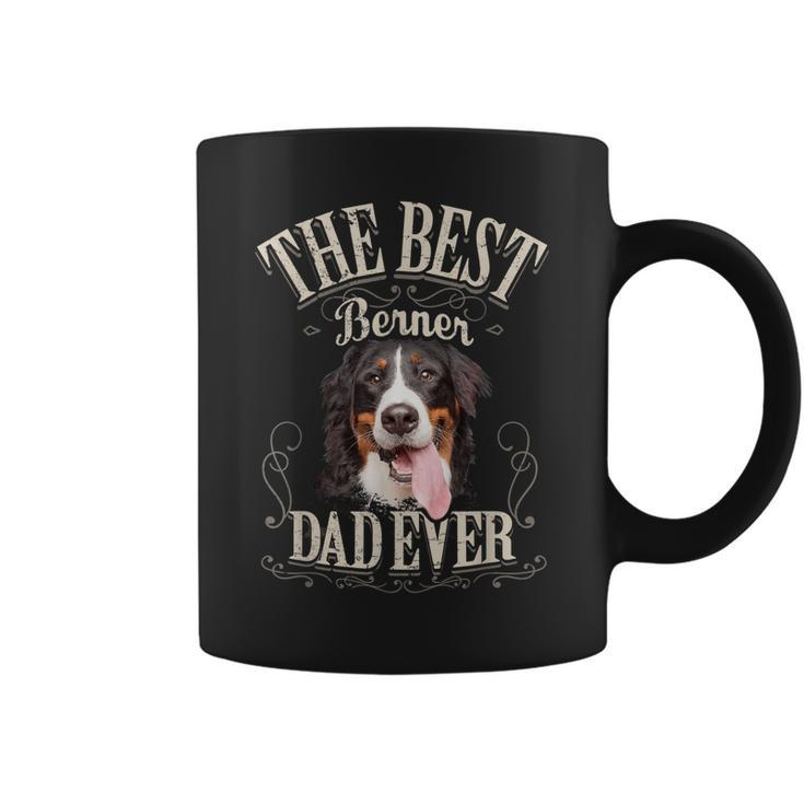 Mens Best Berner Dad Ever Funny Bernese Mountain Dog Gift Vintage  Coffee Mug