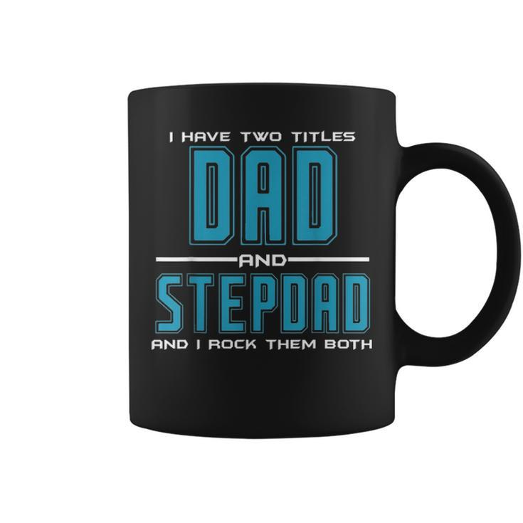 Mens Best Dad And Stepdad Fathers Day Birthday Gift Men Coffee Mug