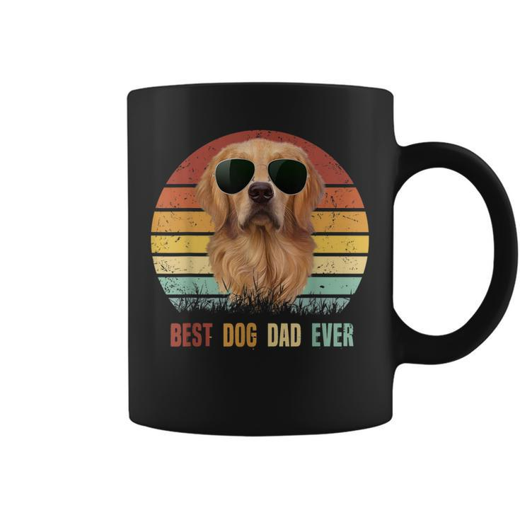 Mens Best Dog Dad Ever Golden Retriever Tshirt Fathers Day Gifts Coffee Mug