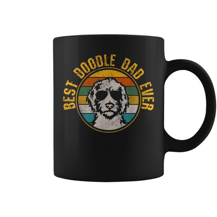 Mens Best Doodle Dad Ever - Vintage Dog Golden Doodle Gift  Coffee Mug