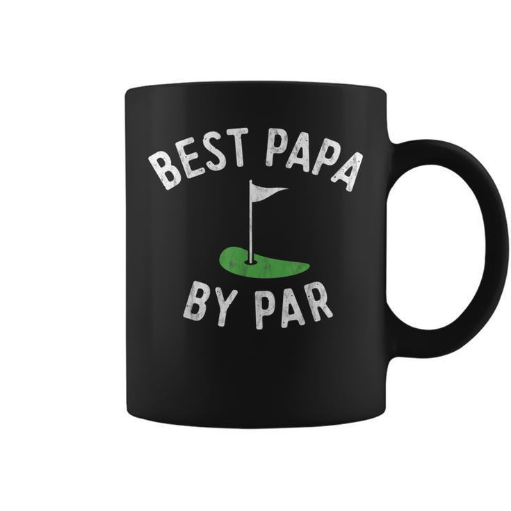 Mens Best Papa By Par Funny Golf Shirt Fathers Day Grandpa Gift Coffee Mug