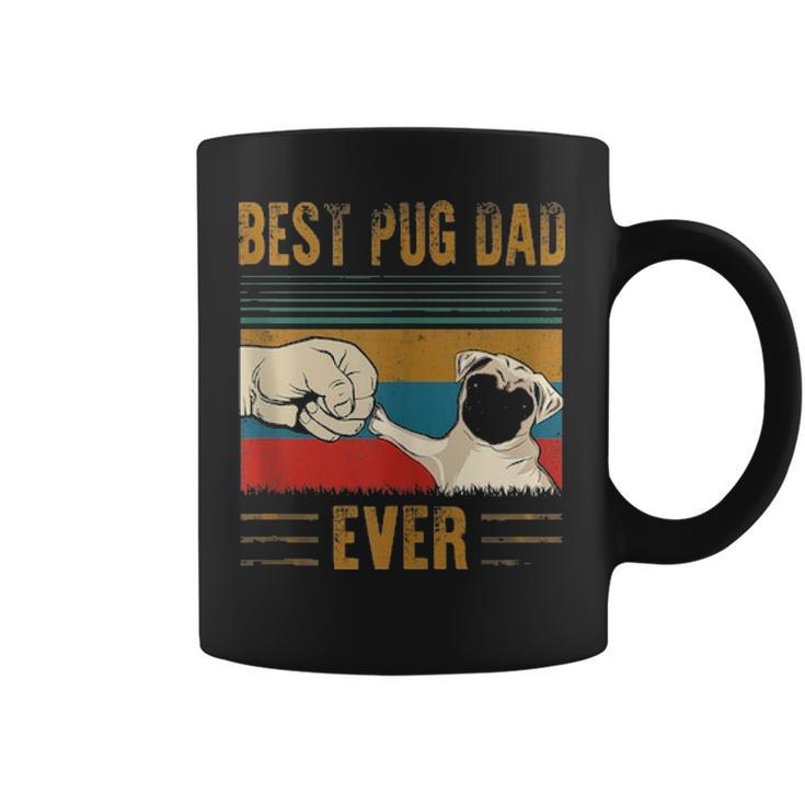 Mens Best Pug Dad Ever Funny Pug Daddy Fathers Day Gifts Coffee Mug