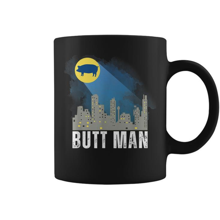 Mens Butt Man Bbq Pig Funny Grilling  Coffee Mug
