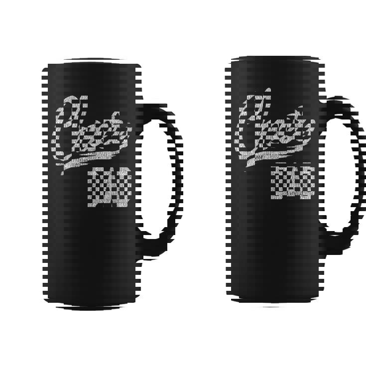 Mens Cheer Dad Proud Cheerleading Dad Fathers Day Coffee Mug