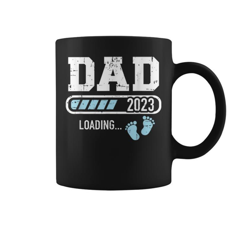 Mens Dad 2023 Loading For Pregnancy Announcement Coffee Mug